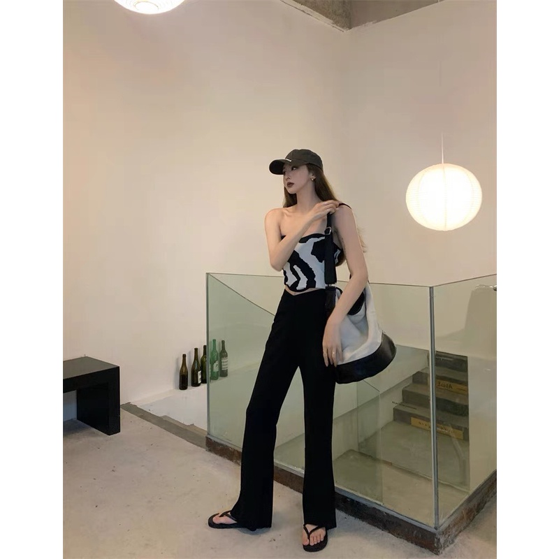 Áo ống ôm body chất liệu len tăm co giãn | BigBuy360 - bigbuy360.vn