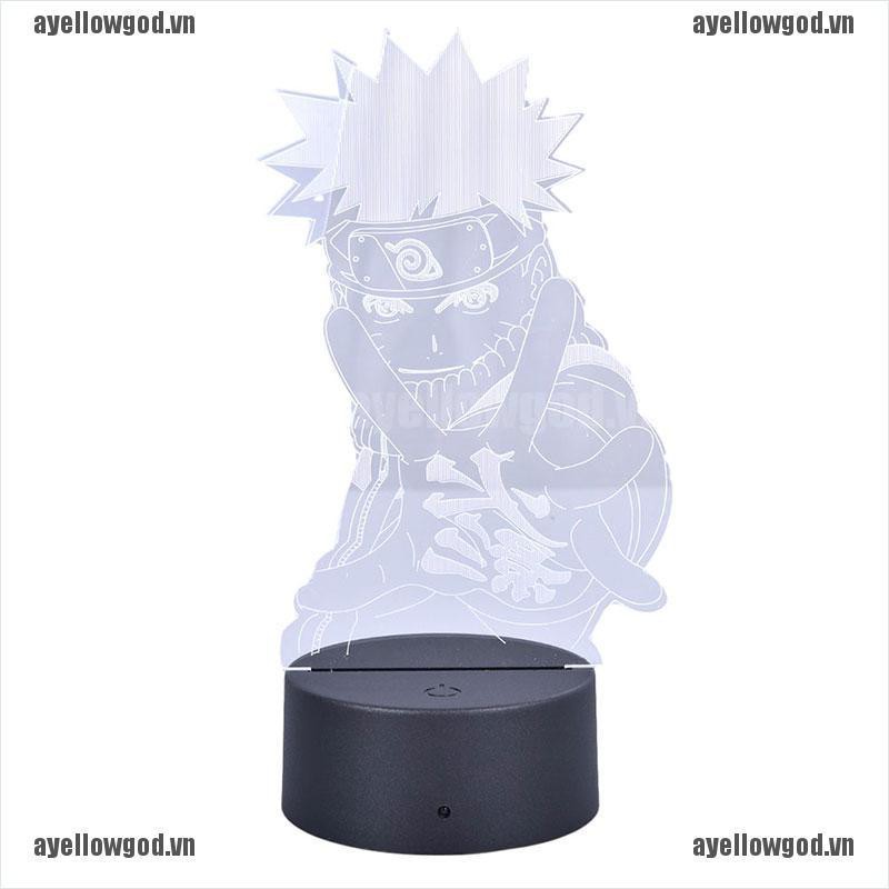 Đèn Ngủ Led 3d Hình Sasuke Kakashi Cho Bé