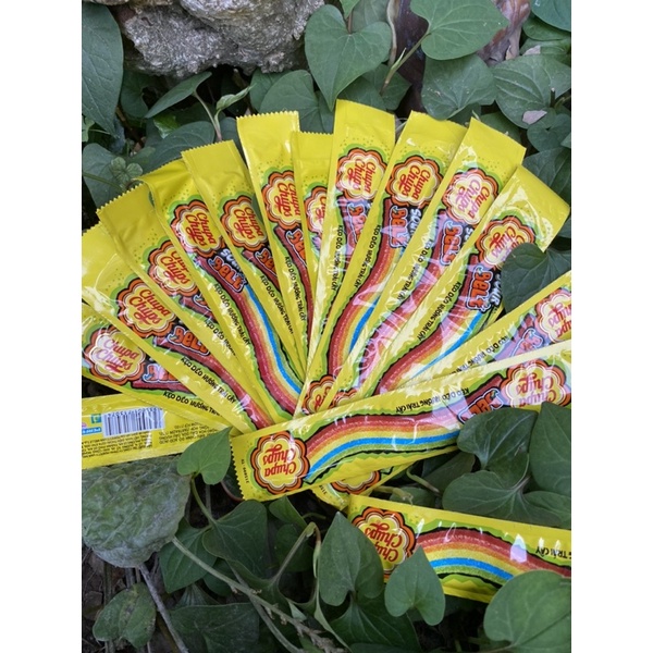 Kẹo dẻo hương trái cây Chupa Chups - chúp cầu vồng 8g