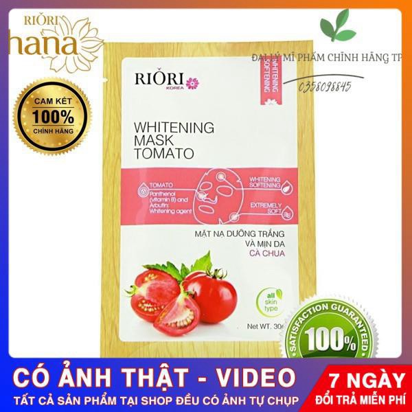 Mặt Nạ Dưỡng Da Cenllulose Riori Mask Tomato - Hương Cà Chua. giúp da mềm mại, đàn hồi, khỏe lên trông thấy.