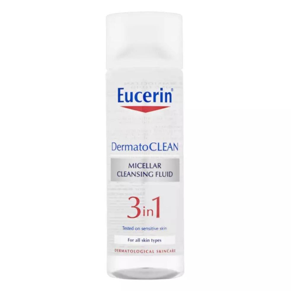 Eucerin Nước Tẩy Trang DermatoClean Micellar Cleansing Fluid 3 in 1 200ml