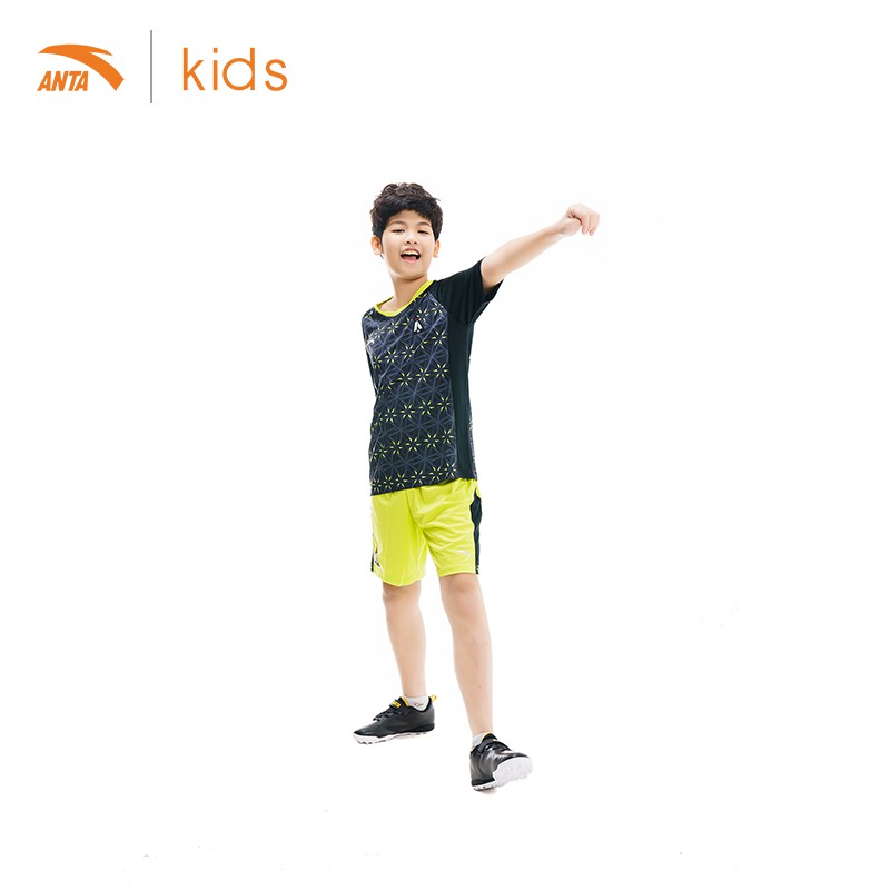 Bộ thể thao bóng đá bé trai Anta Kids 35942201-1