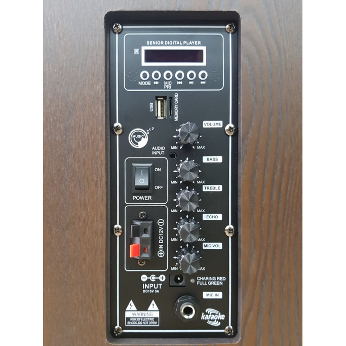 Loa kéo Karaoke Bluetooth Best Sound BD-9080: Bass 20, Có 2 Micro không dây đi kèm