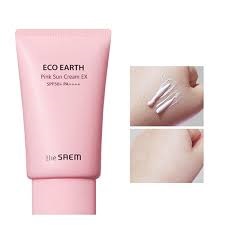 Kem Chống Nắng THE SAEM ECO EARTH POWER PINK SUN CREAM (SPF 50+/PA)++++