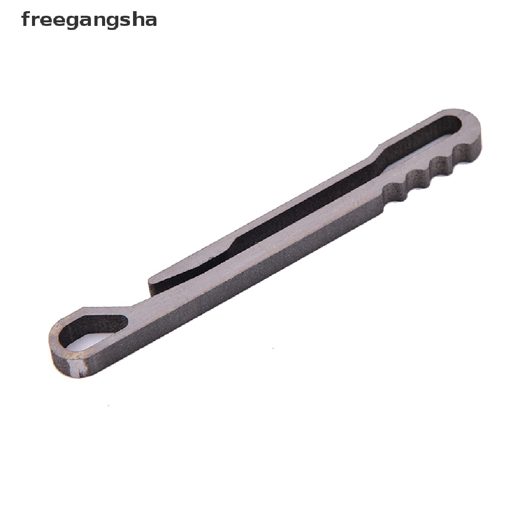 [FREG] 1pc Multi Utility EDC Tool Titanium Alloy Hanging Buckle Quick draw Key Ring FDH