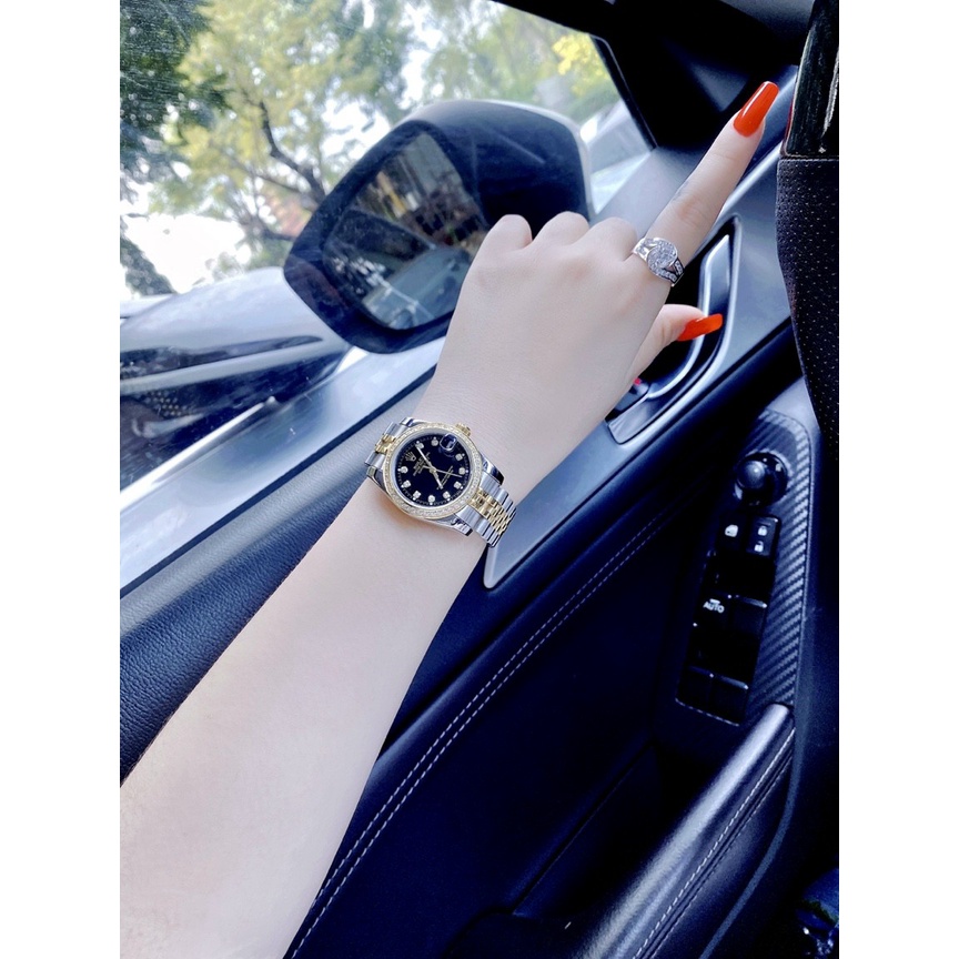Đồng hồ nữ chính hãng, đồng hồ đeo tay nữ ROLEX full box siêu cao cấp, thời trang mới nhất cực kỳ sang chảnh