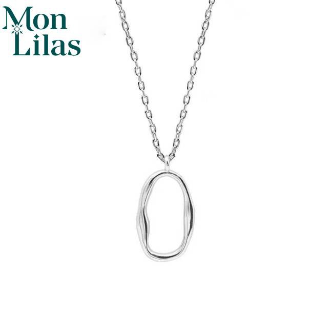 Dây Chuyền Bạc Nữ Mon Lilas Circle Cá Tính D032103/4