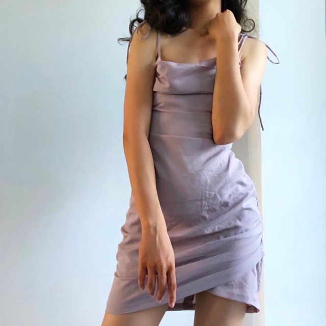 Đầm Ella cao cấp cột dây vai gợi cảm dành cho nữ LOVEKIUTEE