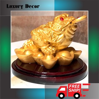 Cóc ( Thiềm Thừ ) Ngậm Tiền  ED001 cao 7cm  - Luxury Decor