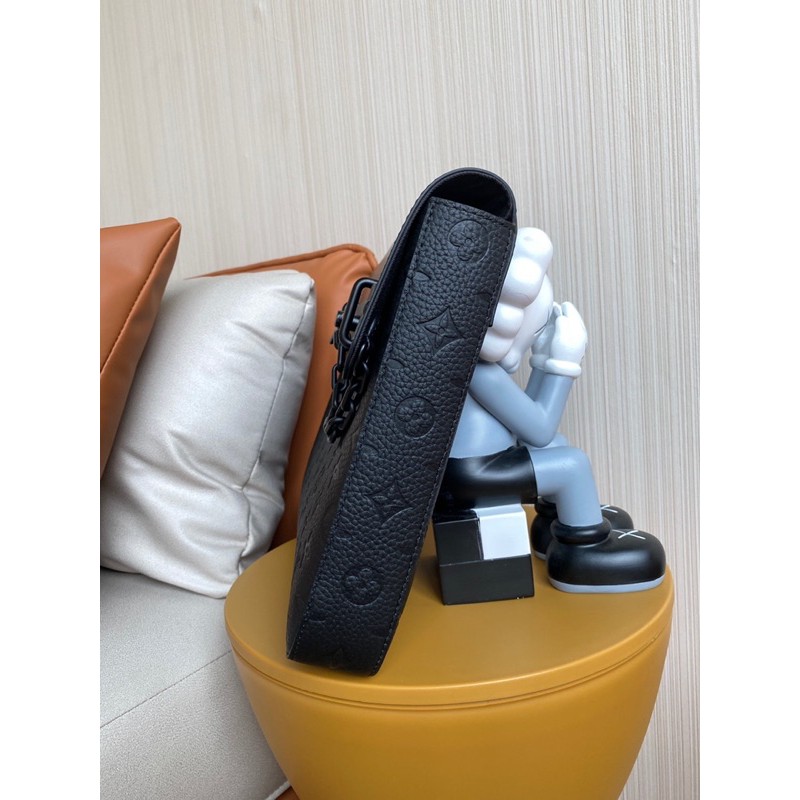 Clutch cầm tay cho nam bản to dày thương hiệu Louis Vuitton LV da thật cao cấp hàng vip 1-1