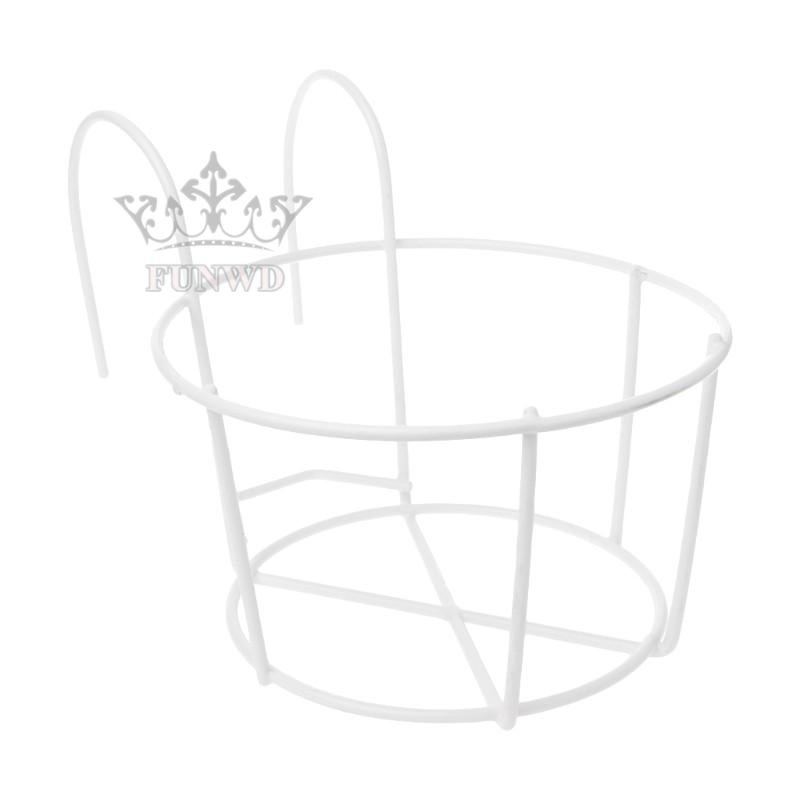 【FUNWD】Plant Stand Flower Pot Hooks Metal Bracket Wall Mount Hangers for Hanging Chimes Planters Outdoor Decoration