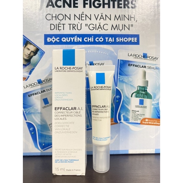 CHÍNH HÃNG 100% - Kem chấm mụn A.I La Roche Posay