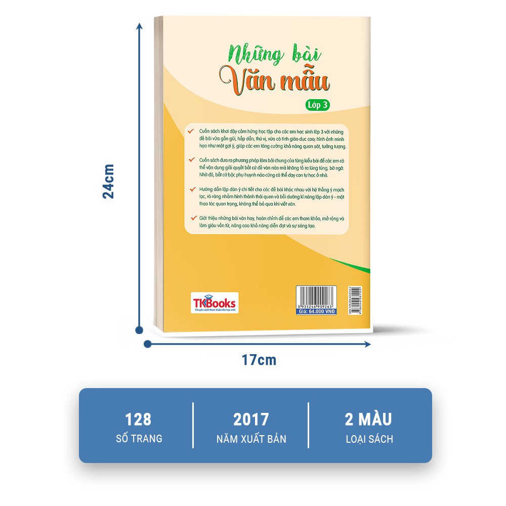 Sách - Những Bài Văn Mẫu Lớp 3