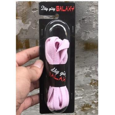 Dây giày hồng phấn dẹt