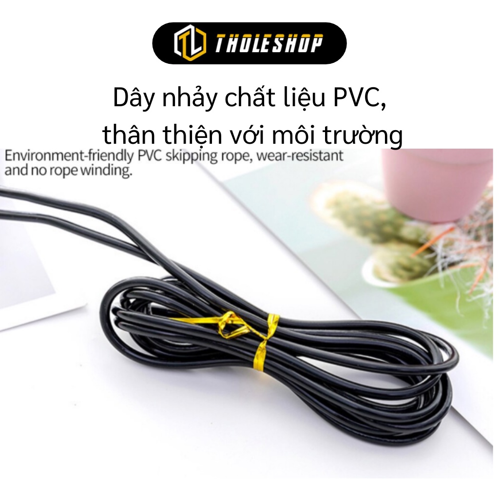 Dây Nhảy Giảm Cân - Dây Nhảy Thể Lực 2.9m Hỗ Trợ Tập Luyện, Tay Cầm Chống Trơn 3290