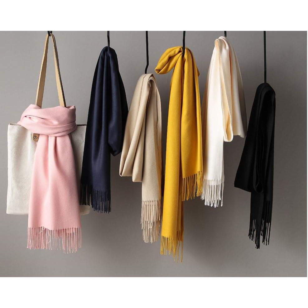 [FREESHIP❤️]Khăn choàng len lông cừu nam nữ quàng cổ giữ ấm cashmere, chất dệt mịn thời trang 2021 cao cấp