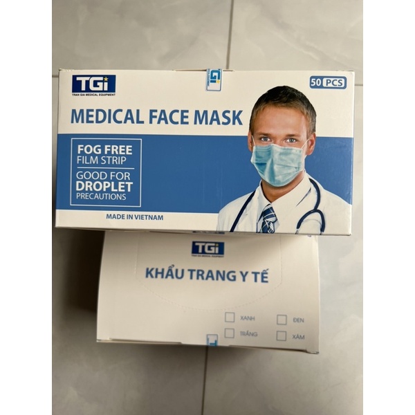 khẩu trang y tế 4 lớp cao cấp TGI