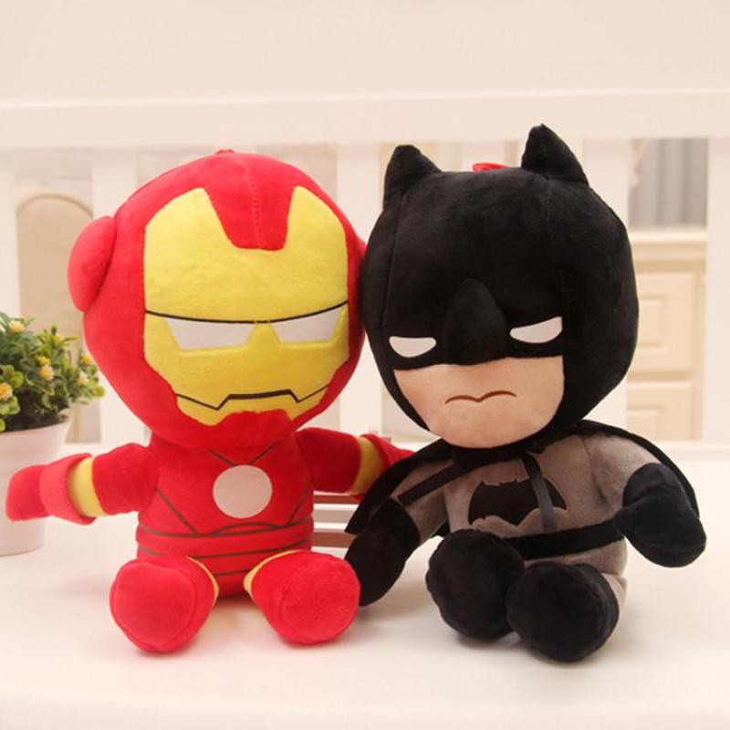 Búp Bê Nhồi Bông Hình Siêu Anh Hùng Avengers / Người Sắt / Người Nhện Mềm