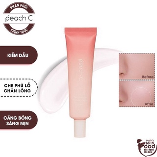 Kem Lót Kiềm Dầu, Che Phủ Lỗ Chân Lông Peach C Peach Glow Makeup Base 35ml