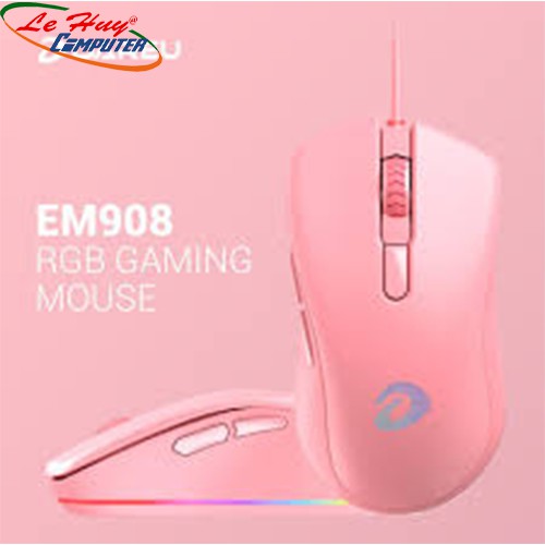 Chuột Gaming Dareu EM908 Queen Pink - Hàng Chính Hãng