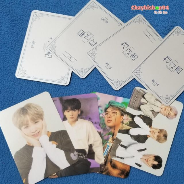 Mini photo card BTS muster