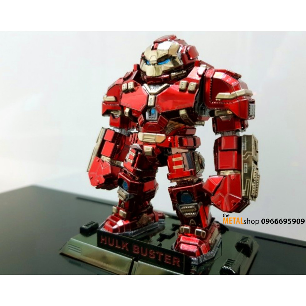 Mô Hình Lắp Ghép 3d Kim Loại hulkbuster