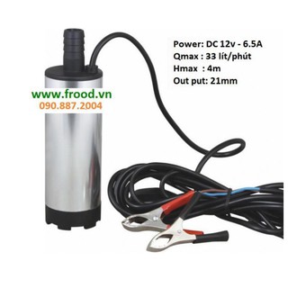 Bơm chìm mini 12v, 24v-84w