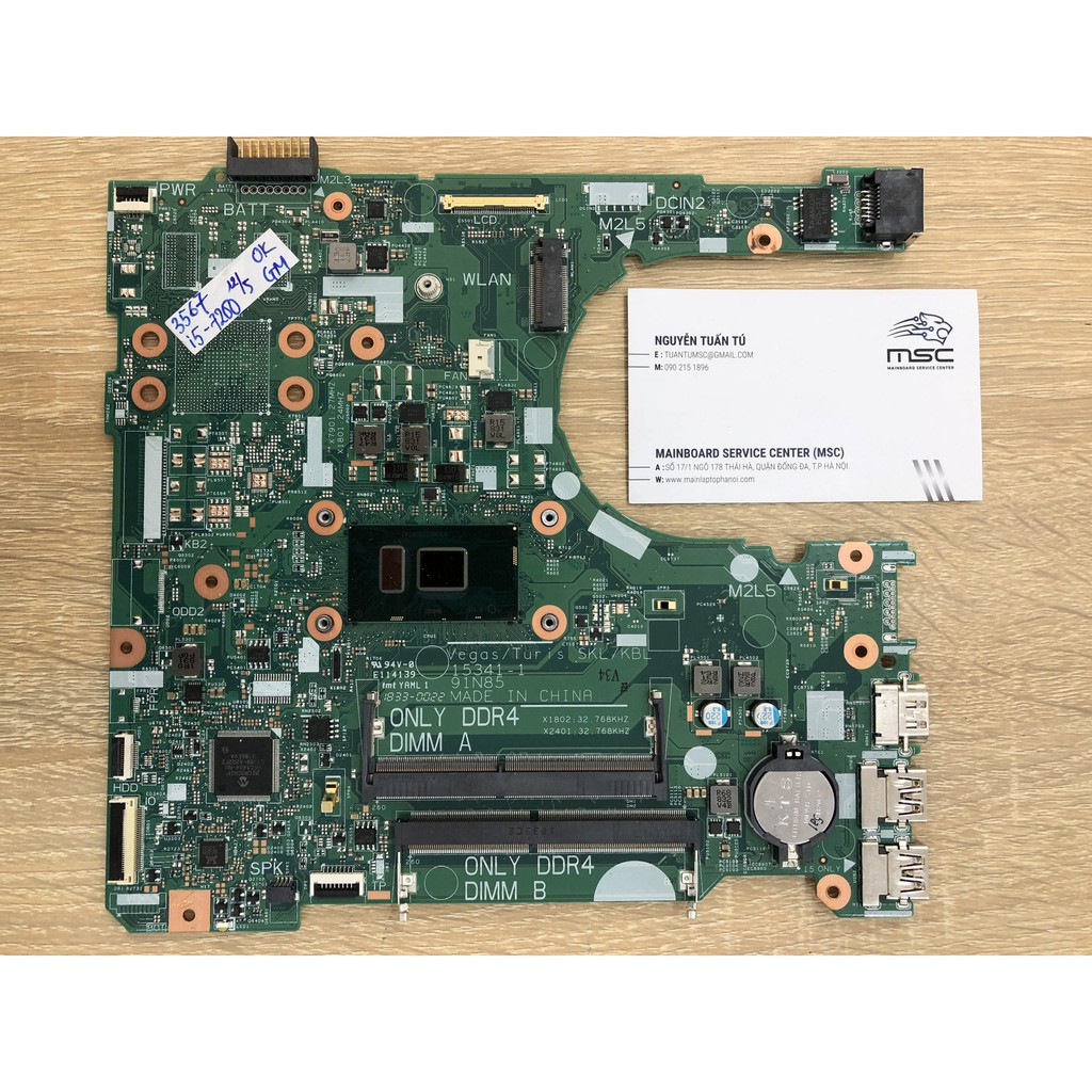 [MỚI 100%] Main Laptop Dell Inspiron 15 3567 (Intel® Core i5-7200U) / 15341-1