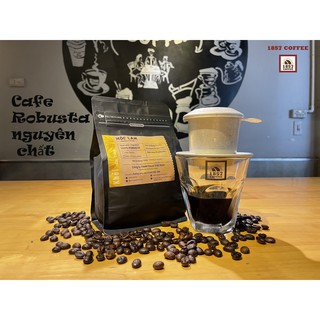 Cà phê nguyên chất, Cà phê Robusta rang xay nguyên chất, tặng kèm quà tặng