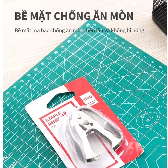 Nhổ ghim 10# Deli 24/6 26/6, Đen, xanh, xám - 1 cái E0232