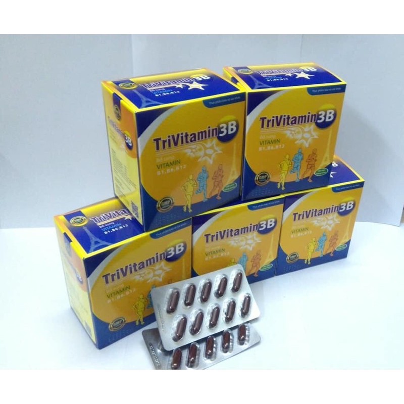 Trivitamin 3B bồi bổ sức khỏe, nâng cao thể trạng, hỗ trợ kén ăn, người suy nhược, bị lao lực, mất ngủ