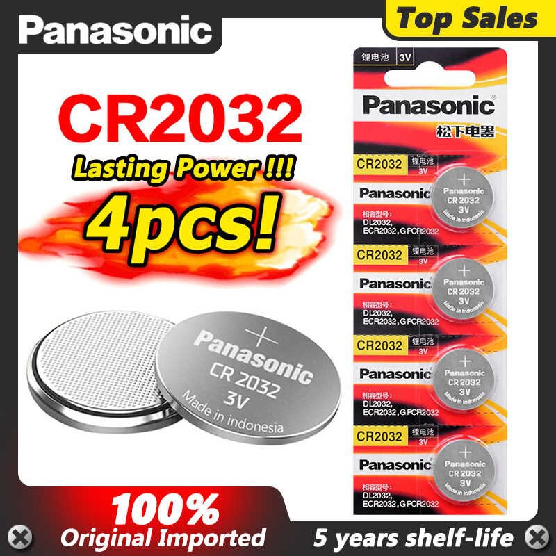 Vỉ 5 viên Pin Cúc Áo Panasonic CR2032, CR2016, CR2025, CR1632, CR2450 3V Lithium Pin Tốt Chính Hãng