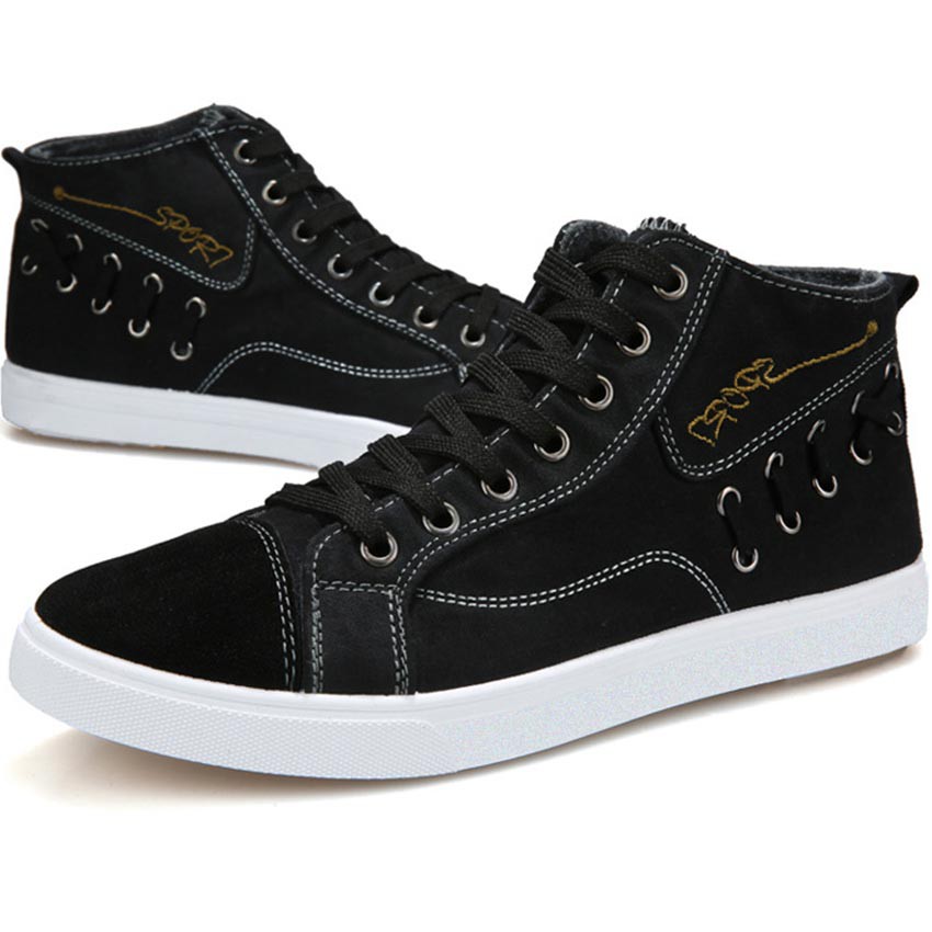 Giày cao cổ nam sneaker vải jean thời trang bền đẹp ZATA-SKS02 | BigBuy360 - bigbuy360.vn