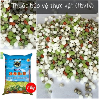 Phân bón đầu trâu npk 20-20-15+te 3 màu.