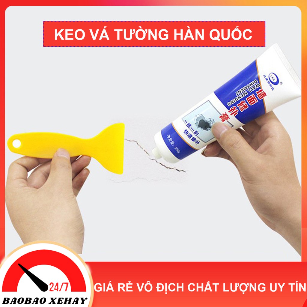 [ CHUYÊN SỈ ] Bộ 1 Lọ Keo Vá Tường Chống Thấm LKB 250gr - Trám Trét Vết Nứt Khe Hở Tường - Chống Mốc Ẩm Làm Sạch Tường