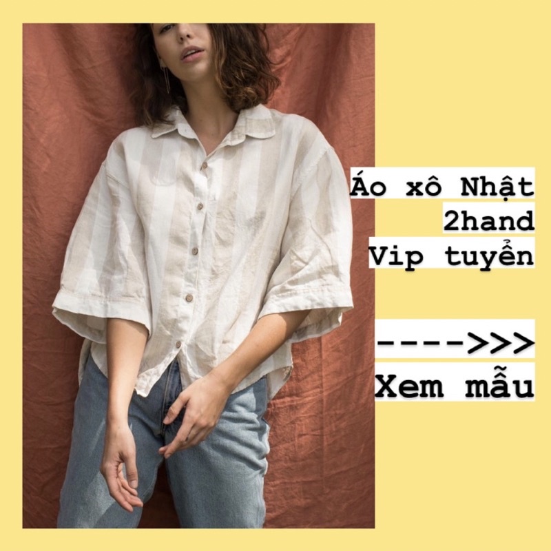 Thanh lý áo kiểu secondhand siêu xinh - áo si Nhật