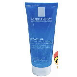 Sữa Rửa Mặt Dành Cho Da Nhạy Cảm Effaclar - Gel Moussant Purifiant La Roche Posay 200ml