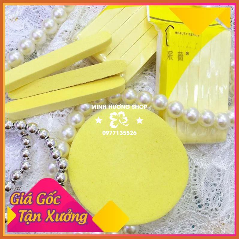 Gói 12 miếng bông mút rửa mặt chivey Nhật bản