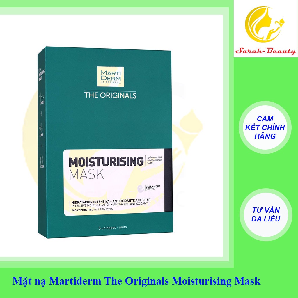 CHÍNH HÃNG -  Mặt nạ dưỡng ẩm phục hồi  Martiderm The Originals Moisturising Mask