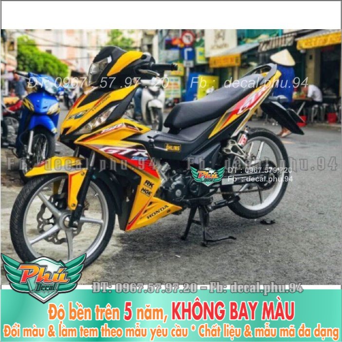 Tem rời Winner GTR vàng (H) -1
