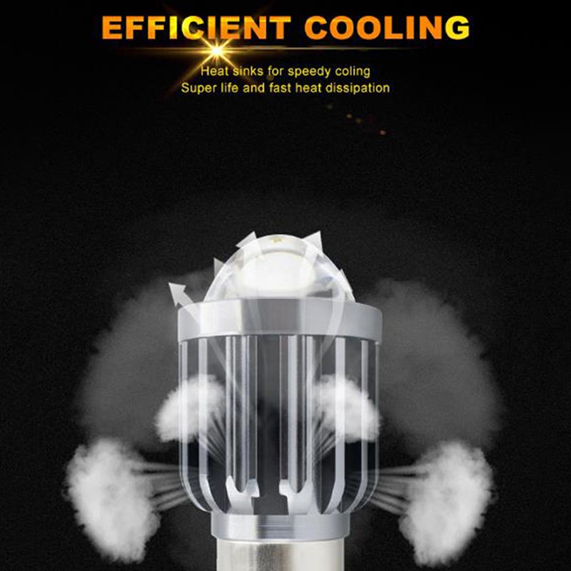 Đèn Pha Bóng LED BA20D H4 3000K 6000K Cho Xe Mô Tô