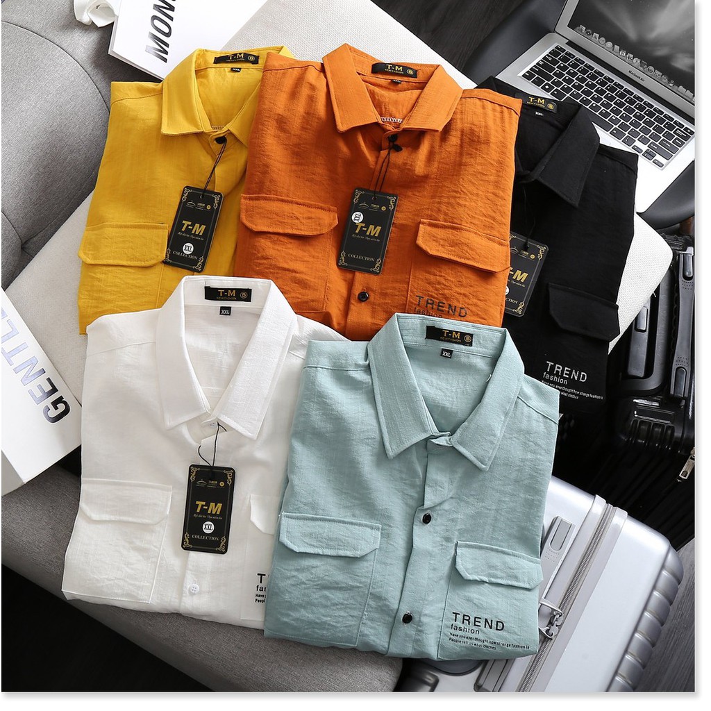 ÁO SƠ MI ĐŨI TAY DÀI,THIẾT KẾ HỌA TIẾT SIÊU NGẦU,CHẤT LIỆU VÃI THOÁNG MÁT THỜI TRANG MỚI KME