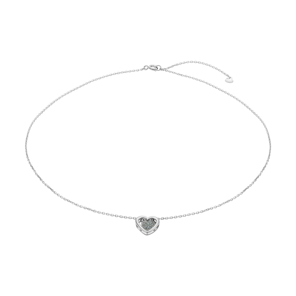 [Mã FARSBRT52 giảm 20% đơn từ 249K] Dây Cổ Bạc Đính Đá ECZ Swarovski PNJSilver XMXMW060007