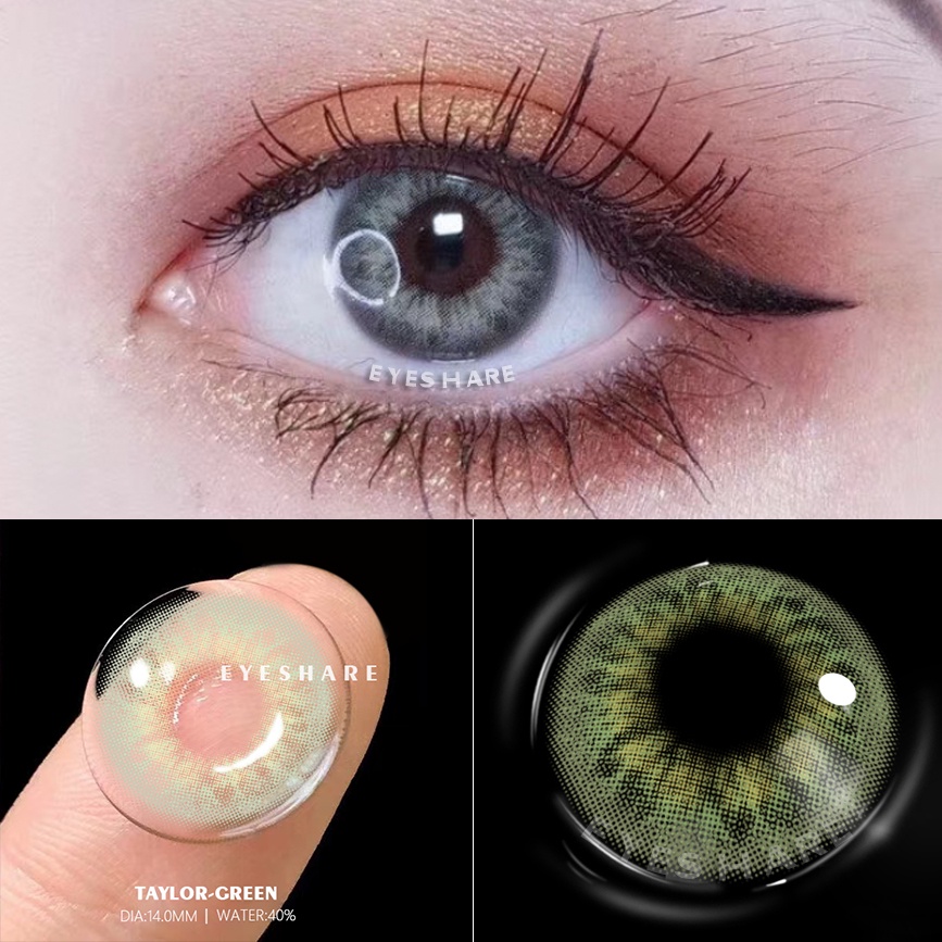EYESHARE [Hàng mới về] Cặp kính áp tròng màu sắc tự nhiên thời trang