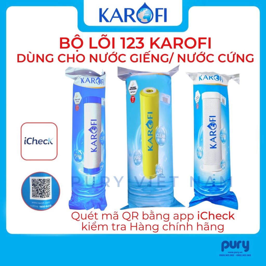 Lõi số 3 Karofi CTO - GAC (LÕI POST CARBON) - Hàng Chính hãng