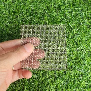 Vỉ Inox buộc rêu ươm rêu,cây thủy sinh kích thước 8x8 cm