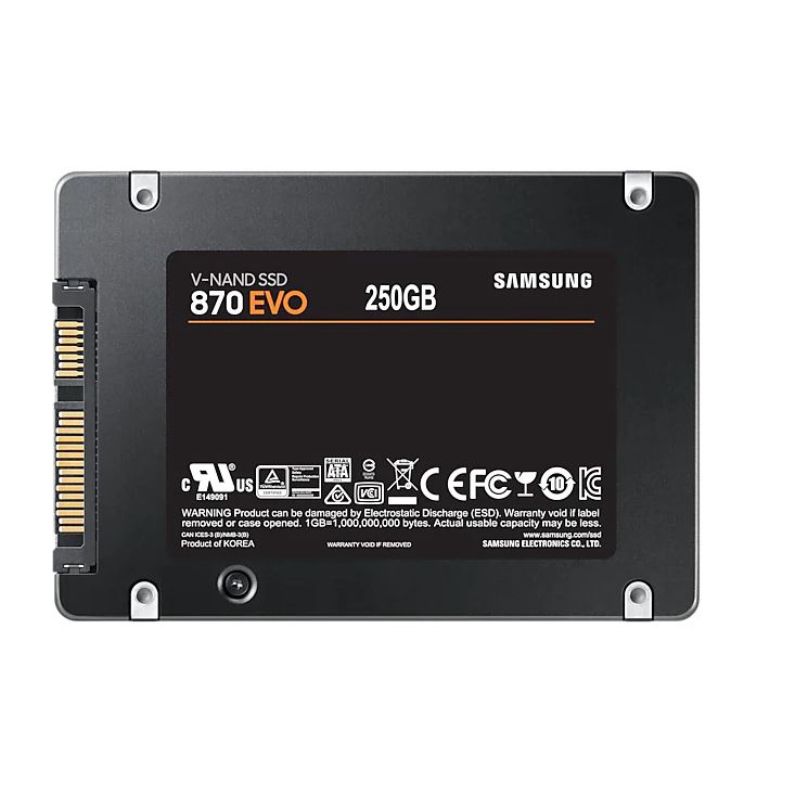 Ổ cứng SSD 250GB Samsung 870 EVO MZ-77E250BW (Hàng chính hãng)