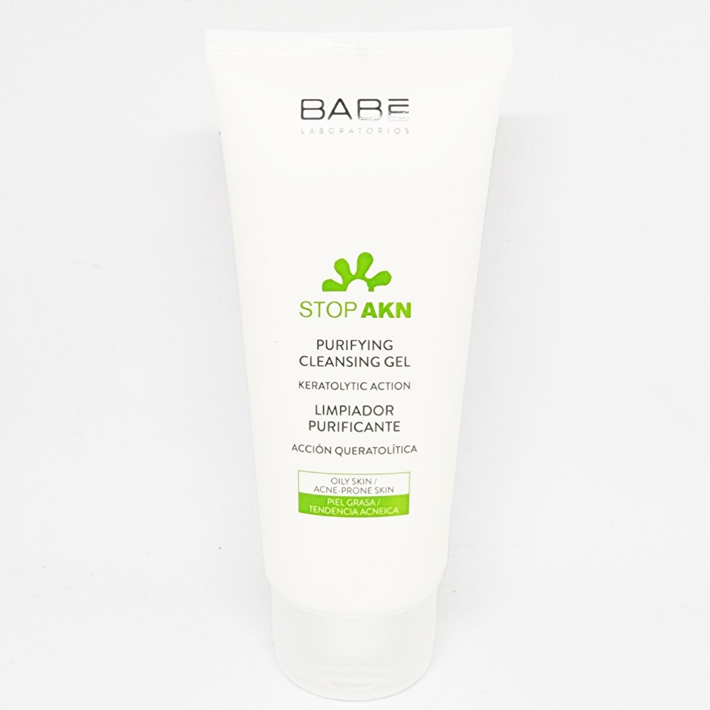 Sửa rửa mặt dịu nhẹ Babe Stop AKN Purifying Cleansing Gel 100/200ml