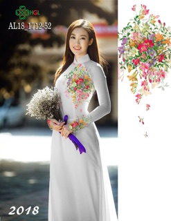 Vải Áo Dài Tằm Ý/ Lụa Nhật Hoa Ngực