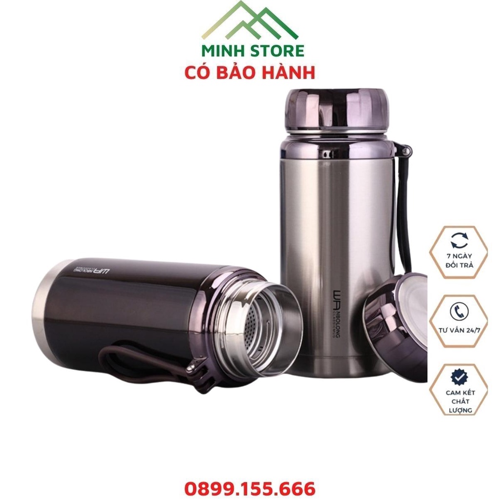 Bình giữ nhiệt inox 1000ml bình nước giữ nhiệt